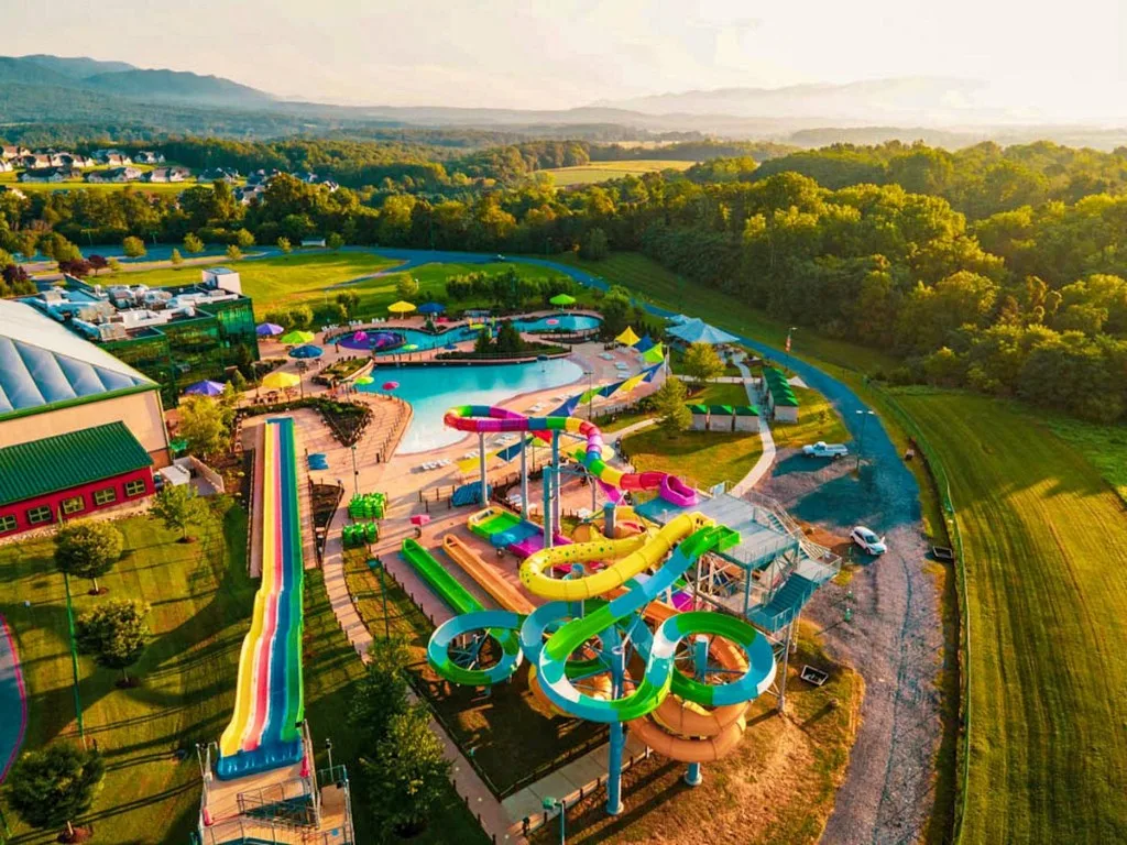Aerial view of Massanutten Resort WaterPark